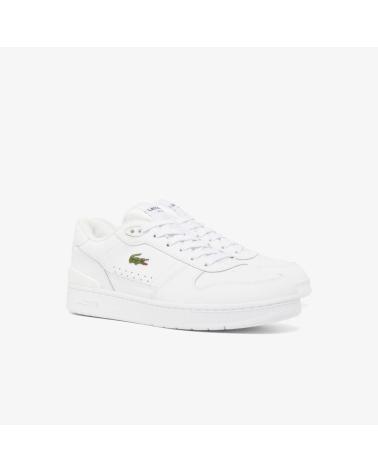 Tênis-casuais-para-homens-LACOSTE-ZAPATILLAS-T-CLIP-SET-HOMBRE-48SMA003121G-BLANCO