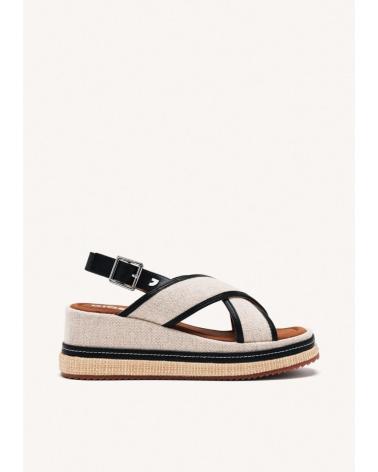 GIOSEPPO - BELLIGAN 74265-PNEGRO - SANDALIAS CON CUNA DE 65 CM Y PLAN MULTICOLOR