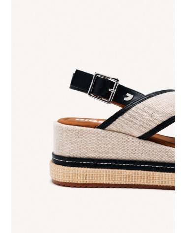 GIOSEPPO - BELLIGAN 74265-PNEGRO - SANDALIAS CON CUNA DE 65 CM Y PLAN MULTICOLOR