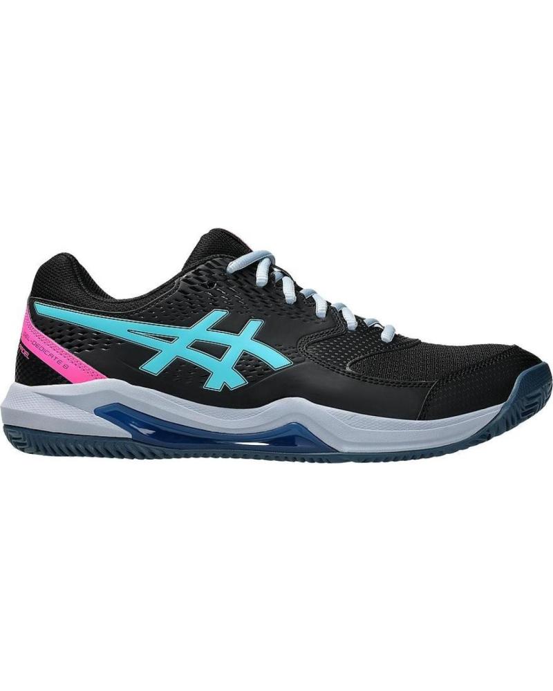 ASICS ZAPATILLA GEL DEDICATE 8 PADEL 1041A414 001 NEGRO