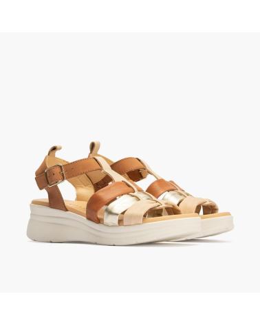 PITILLOS SANDALIA 3 TUBULARES NATURAL BEIG