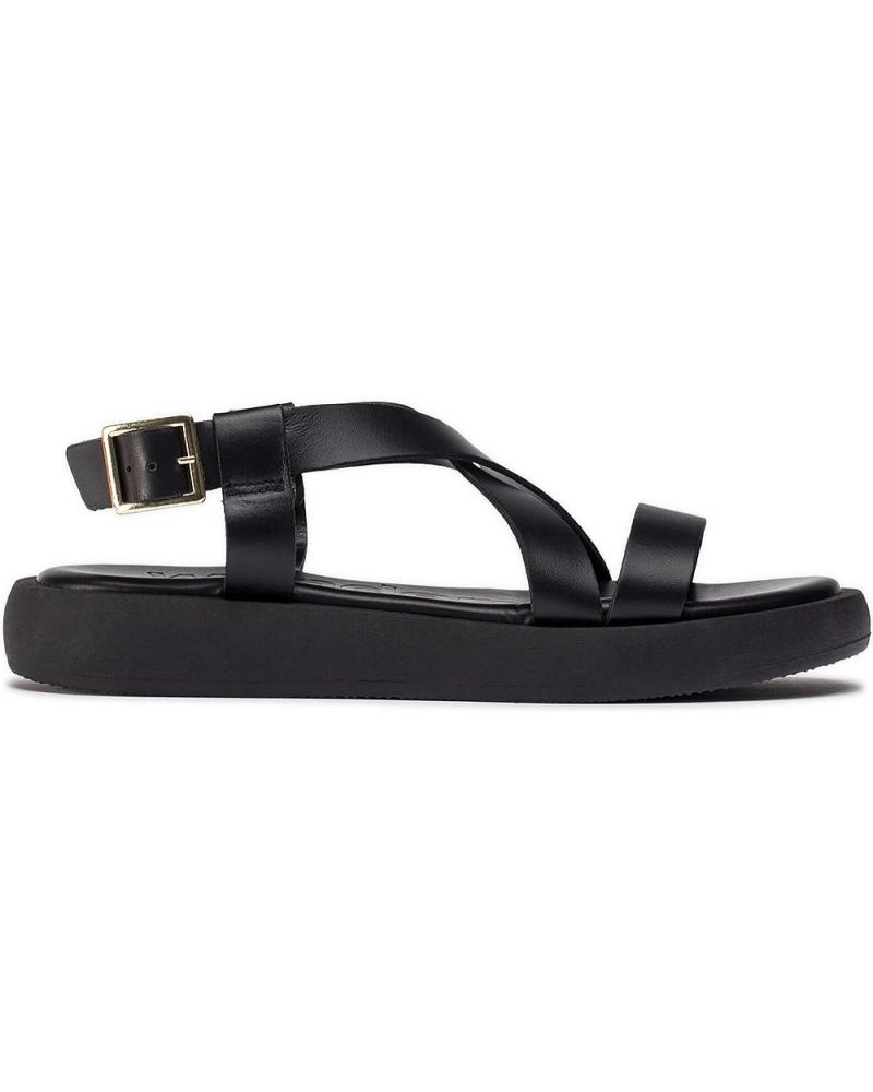 WONDERS SANDALIAS DE PIEL AUSTRA AB-1402 NEGRO