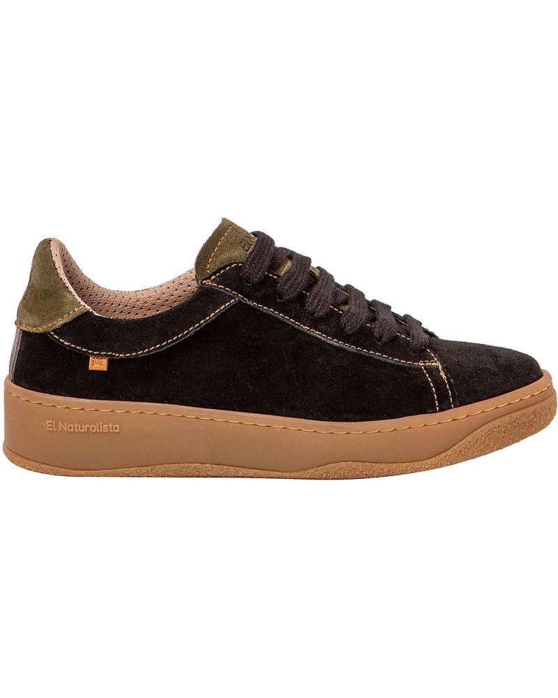 EL NATURALISTA DEPORTIVA UNISEX N5848 GEO PIEL SILKSUEDEBLACK