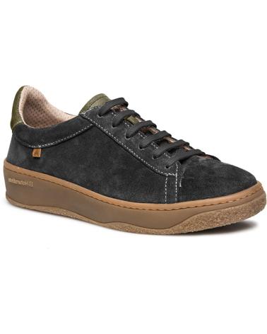 EL NATURALISTA DEPORTIVA UNISEX N5848 GEO PIEL SILKSUEDEBLACK