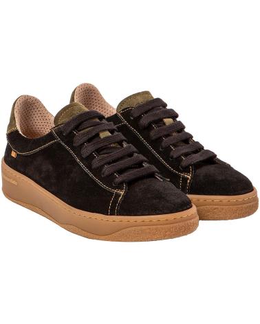 EL NATURALISTA DEPORTIVA UNISEX N5848 GEO PIEL SILKSUEDEBLACK