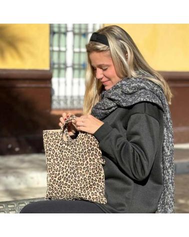 L&R SHOES HANDBAG LR SHOES LR0652 ACCESORIOS LEOPARDO
