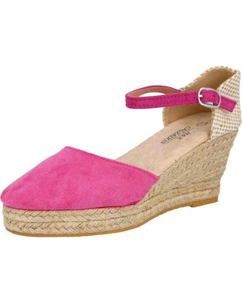 L&R SHOES CUNAS DE ESPARTO LR SHOES MDQ-888 PARA MUJER EN COLOR NEGRO