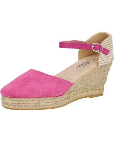 L&R SHOES CUNAS DE ESPARTO LR SHOES MDQ-888 PARA MUJER EN COLOR NEGRO