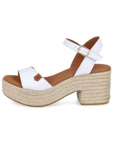 POPA 051-ARALE-PIEL SANDALIAS DE TACON BLANCO