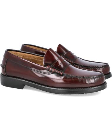 L&R SHOES LR SHOES 1001B MOCASIN CLASICO CON ANT BURDEOS