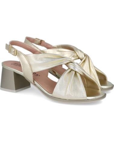 PITILLOS 10534 SANDALIAS DE TACON MEDIO ORO