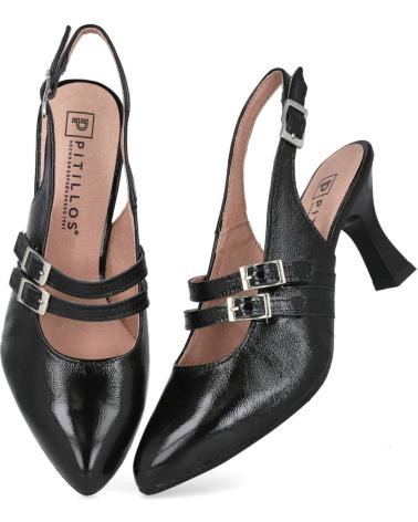 PITILLOS 10527 ZAPATOS MARY JANE DE TAC NEGRO