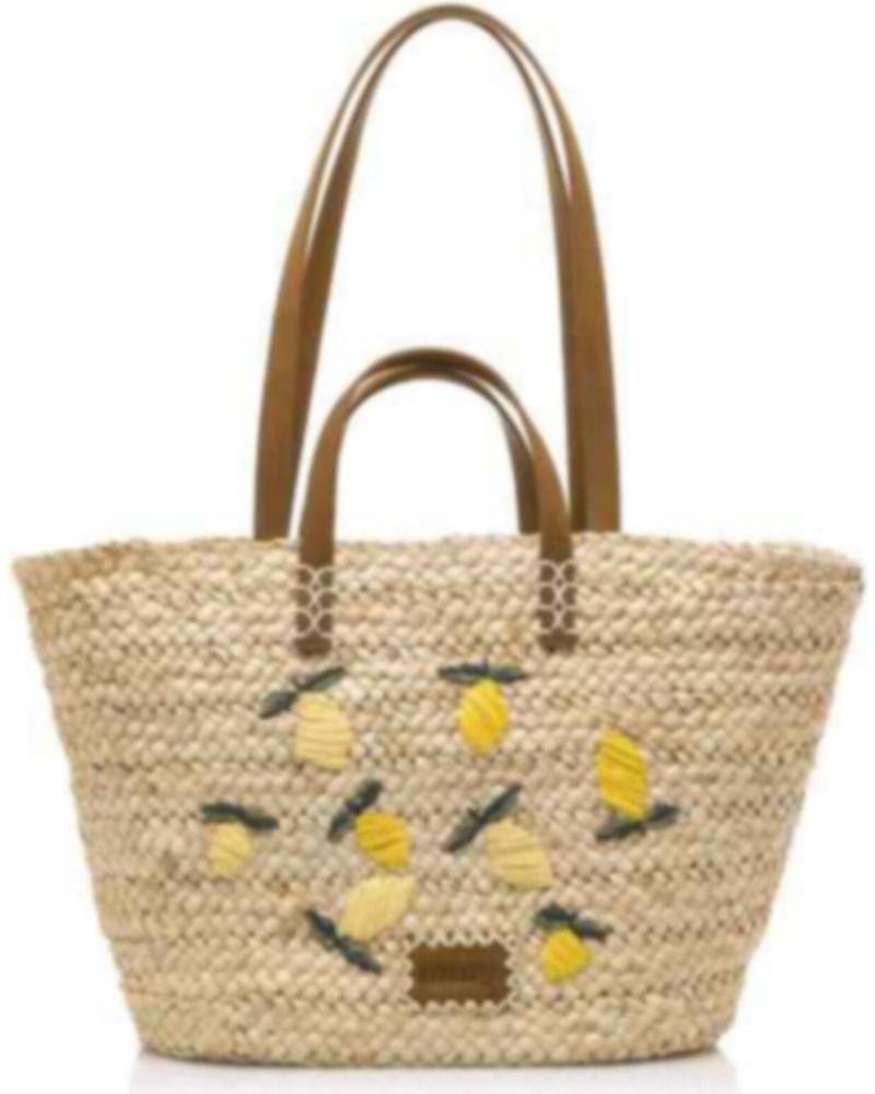 MTNG HANDBAG MDFRANCHA ACCESORIOS BEIG