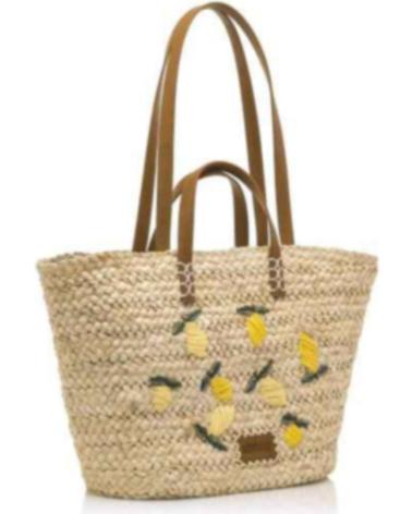 MTNG HANDBAG MDFRANCHA ACCESORIOS BEIG