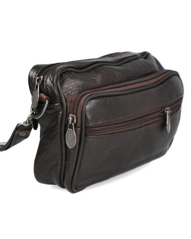 L&R SHOES HANDBAG LR SHOES 1960-GRABADO ACCESORIOS MARRON