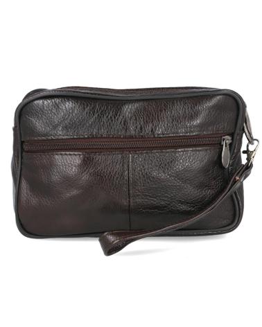 L&R SHOES HANDBAG LR SHOES 1960-GRABADO ACCESORIOS MARRON