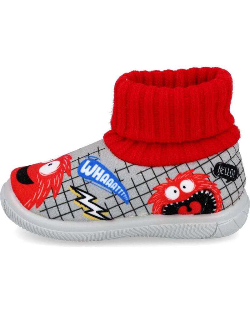 Pantoufles pour Garçon BUBBLE BOBBLE 1036 ZAPATILLAS DE CASA NINO GRIS