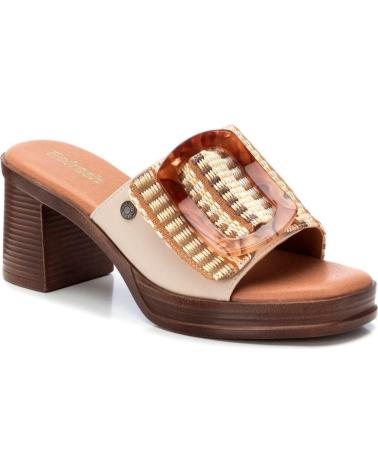 REFRESH 172522 MULES DE TACON PARA MUJE BEIG