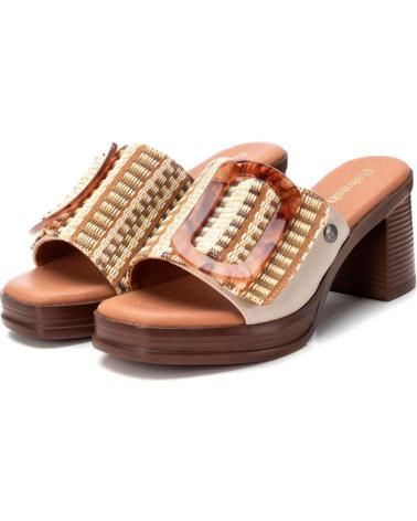 REFRESH 172522 MULES DE TACON PARA MUJE BEIG