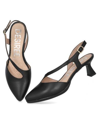 DESIREÉ DESIREE MAIA29 ZAPATOS DE TACON TOTAL F NEGRO