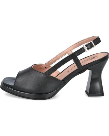 PITILLOS 10542 SANDALIAS DE TACON MUJER NEGRO
