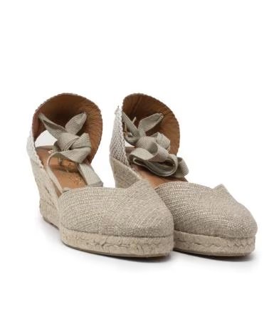TINA KIZ ESPADRILLES DE CUNHA TINA KIZ FEMININAS EM PLATINA ORO-PLATINO