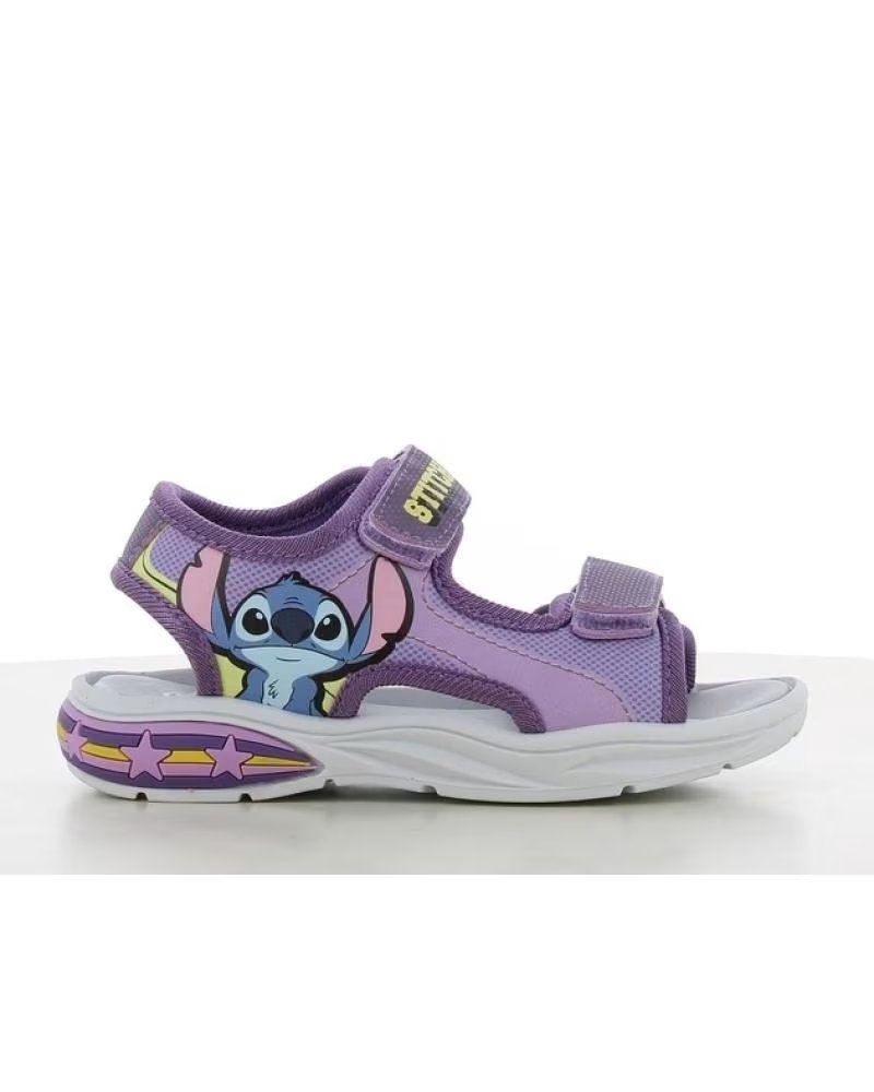 SAMBORI SAMMEL CALIFORNIA KINDER SANDALEN LILA MIT KLETTVERSCHLUSS UND FIGUR PURPURA