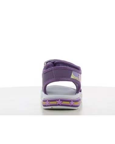 SAMBORI SAMMEL CALIFORNIA KINDER SANDALEN LILA MIT KLETTVERSCHLUSS UND FIGUR PURPURA