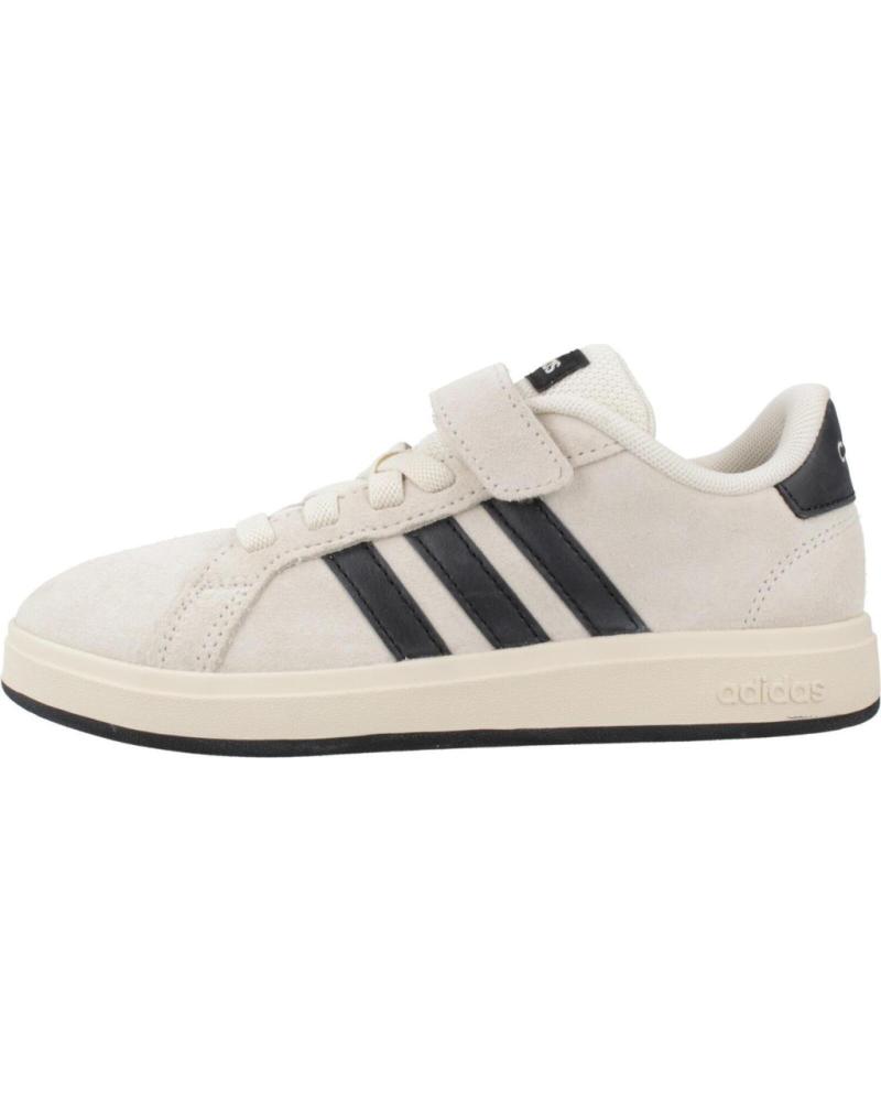 ADIDAS SCARPA GRAND COURT 00S I25 BEIGE CON VELCRO BAMBINO BLAMAR