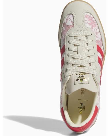 ADIDAS SAMBA OG X LIBERTY LONDON WOMENS BETTER SCARLET - 39 1-3 WHITE