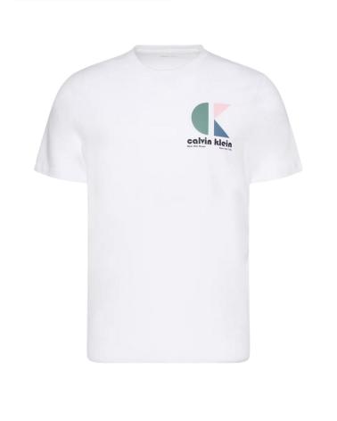 CALVIN KLEIN CK BH LOGO GRAPHIC TEE BLANCO