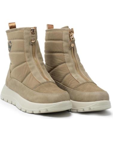 MYSOFT BOTIN CREMALLERA CENTRAL NYLON TAUPE