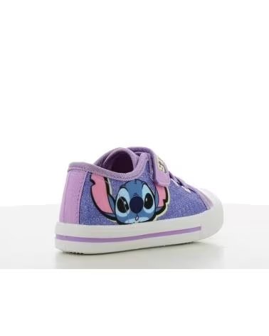 SAMBORI SCARPE DA GINNASTICA IN TELA VIOLA CON PERSONAGGIO STITCH PER BAMBINA LILA