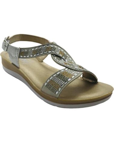 INBLU SANDALIA MUJER CONFORT BV000043 PLATA