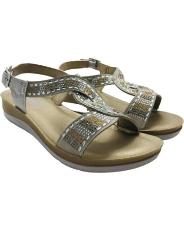 INBLU SANDALIA MUJER CONFORT BV000043 PLATA