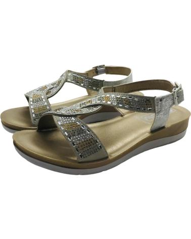 INBLU SANDALIA MUJER CONFORT BV000043 PLATA