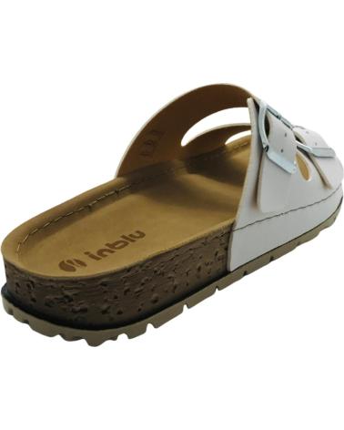 INBLU SANDALIA MUJER ESTILO CHANCLA NB000007 BLANCO