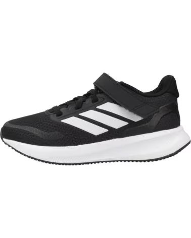 SCARPE ADIDAS RUNFALCON 5 VELCRO BAMBINO IE8574 NERO-BIANCO NEGRO