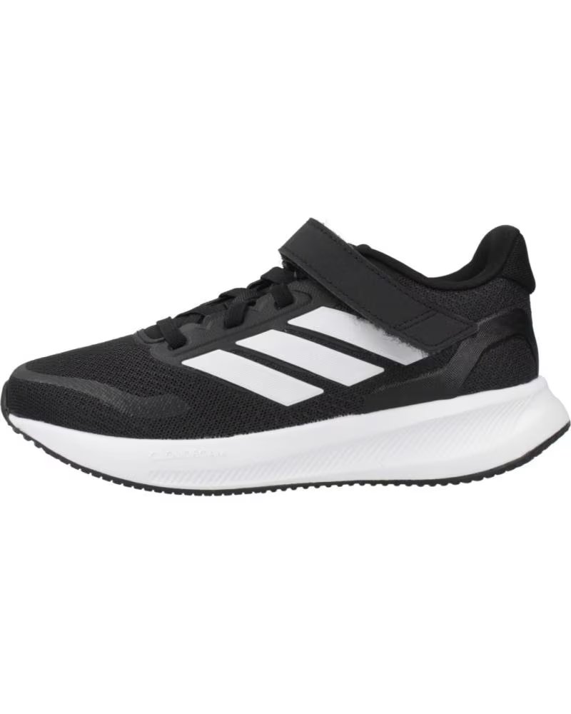 SCARPE ADIDAS RUNFALCON 5 VELCRO BAMBINO IE8574 NERO-BIANCO NEGRO