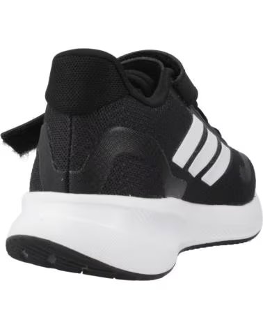SCARPE ADIDAS RUNFALCON 5 VELCRO BAMBINO IE8574 NERO-BIANCO NEGRO