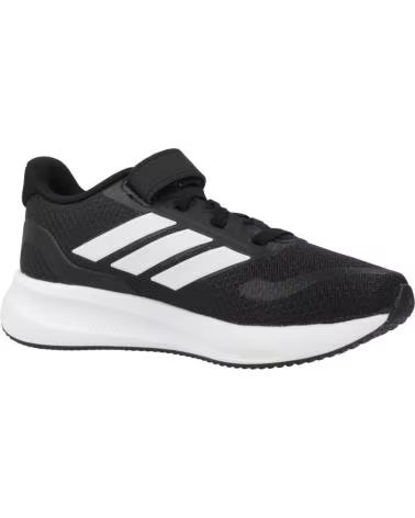 SCARPE ADIDAS RUNFALCON 5 VELCRO BAMBINO IE8574 NERO-BIANCO NEGRO