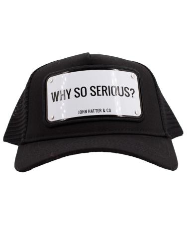 JOHN HATTER CO GORRAS HOMBRE MODELO WHY SO SERIOUS COLOR NEGRO BLACK