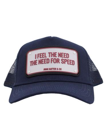 JOHN HATTER CO GORRAS HOMBRE MODELO NEED FOR SPEED COLOR AZUL BLUE
