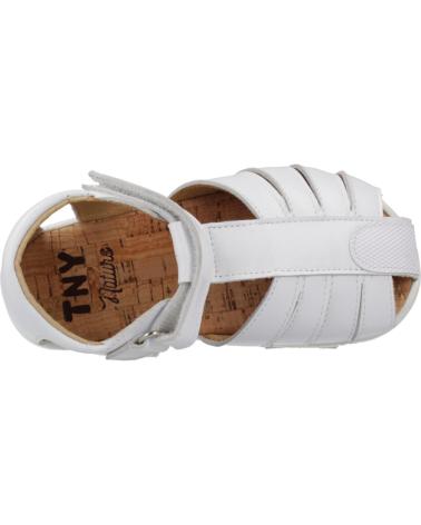 TINNY SHOES SANDALIAS NINO MODELO ARES201 COLOR BLANCO BEYAD