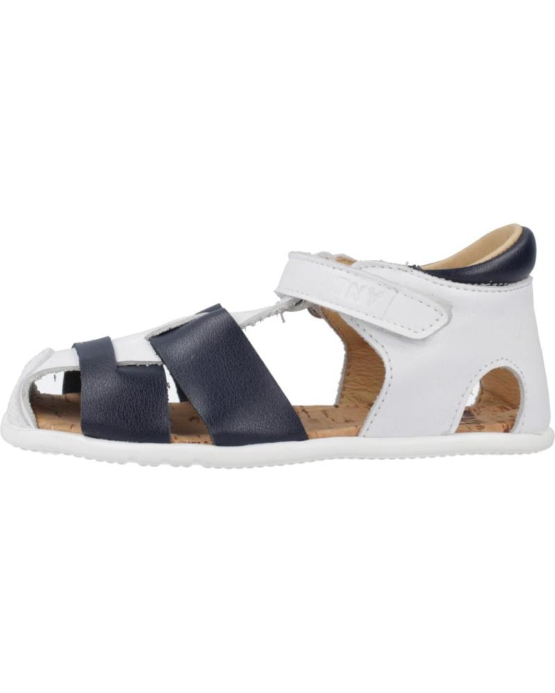 TINNY SHOES SANDALIAS NINO MODELO TRITON203 COLOR BLANCO 8BLANCO