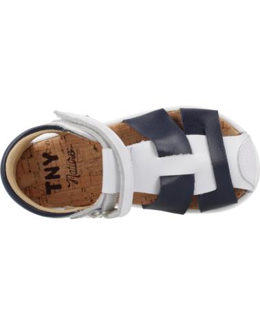TINNY SHOES SANDALIAS NINO MODELO TRITON203 COLOR BLANCO 8BLANCO