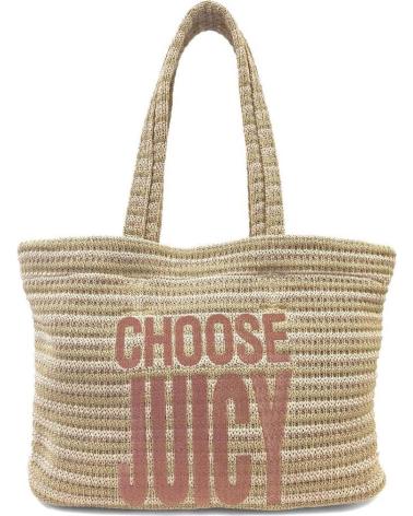 JUICY COUTURE BOLSOS MUJER MODELO NORA STRAW M COLOR MARRON CLARO PCHPNK