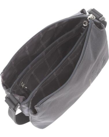 MANDARINA DUCK BOLSOS MUJER MODELO MD20 POCHETTE COLOR NEGRO STEEL