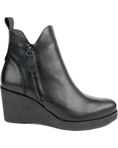 Botines de Mujer DESIREÉ BOTIN DE PIEL CON CUNA  DESIREE MARVI1 NEGRO