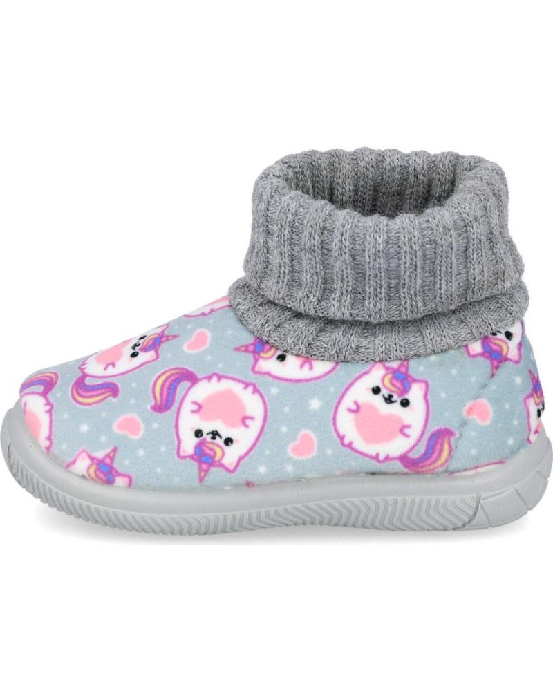 Pantofole per Bambina BUBBLE BOBBLE 1005 ZAPATILLAS DE CASA NINA GRIS